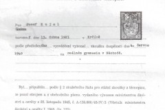 Vysvědčení o zkoušce z komorního těsnopisu